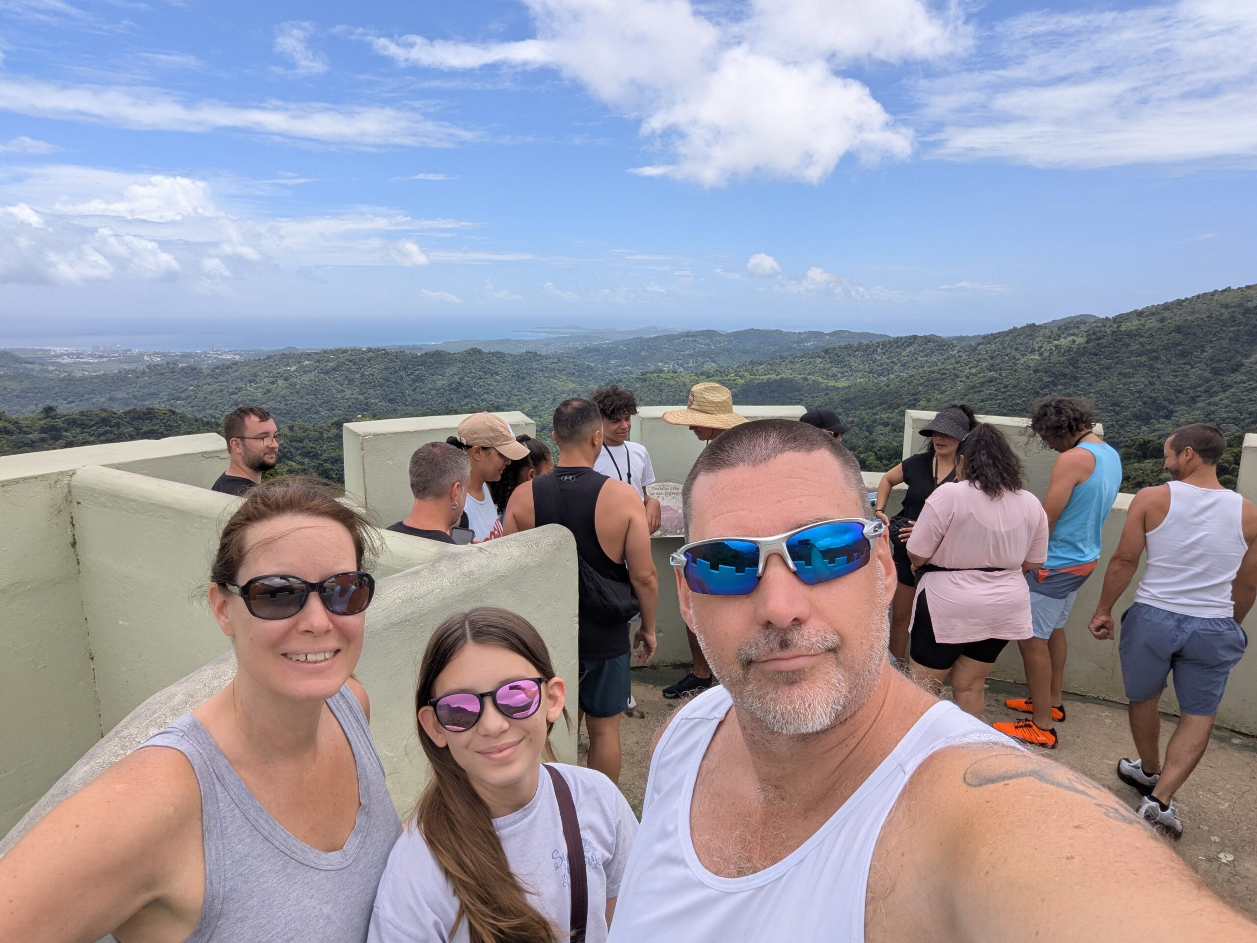 Selfie time at the El Yunque Rainforest in San Juan