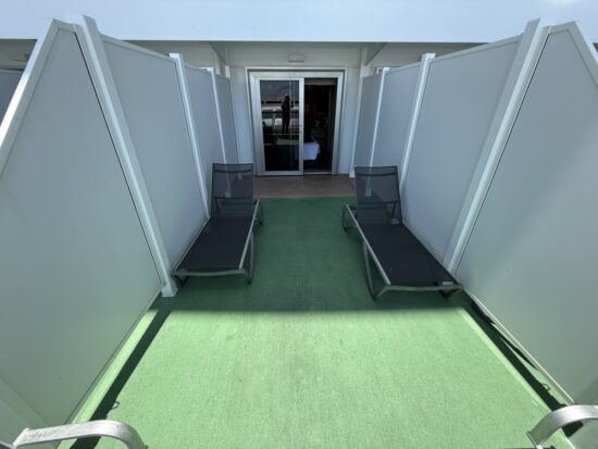 Extended balcony for Stateroom 9254 on MSC Seashore