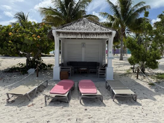 Cabana 26 at South Beach MSC Ocean Cay Marine Reserve