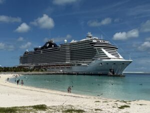 MSC Seashore at Ocean Cay on July 21, 2025