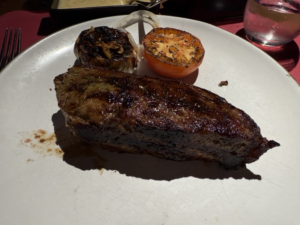 New York Strip from Butcher's Cut on MSC Seashore