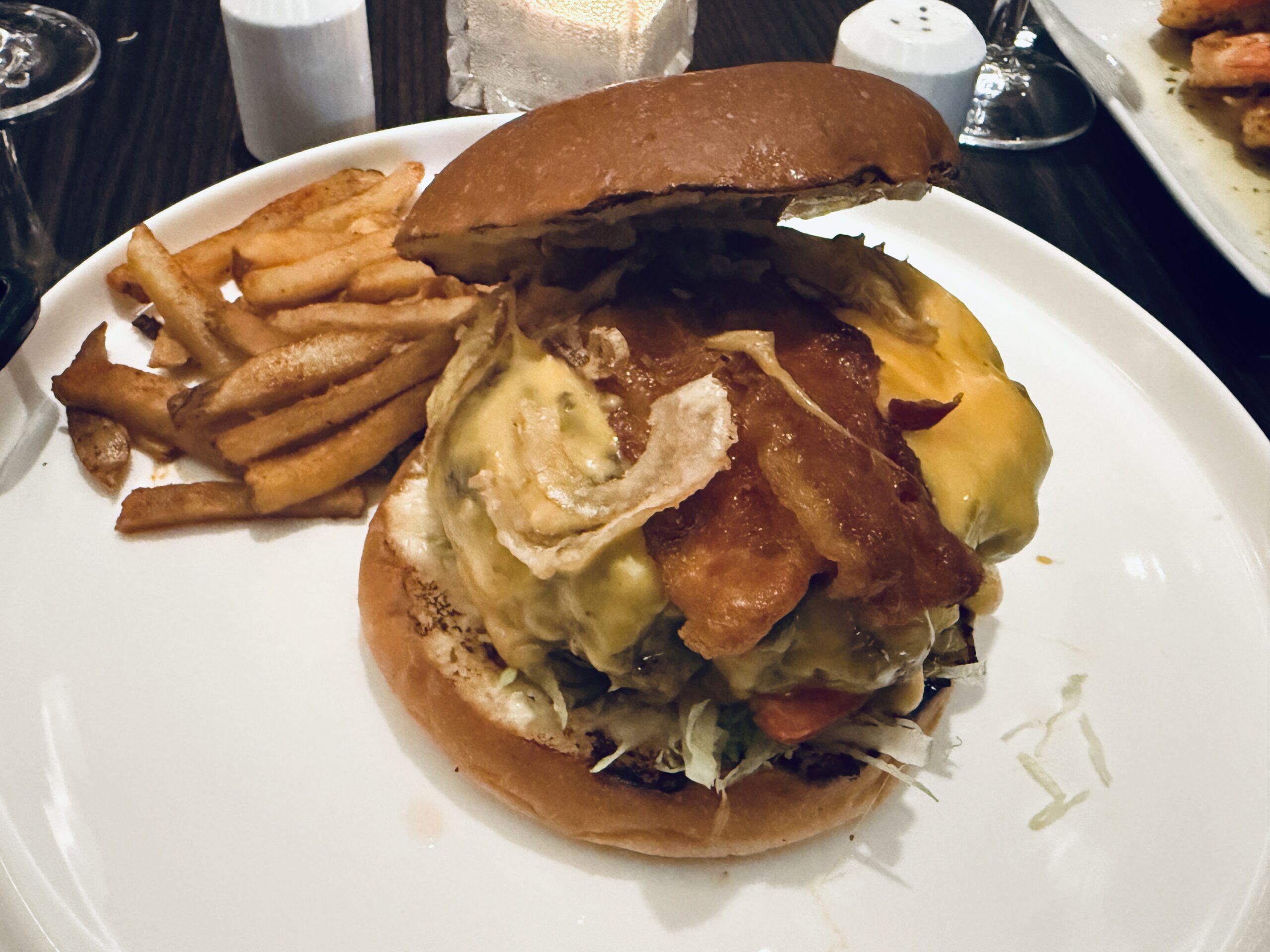 $25 Wagyu Burger from Fahrenheit 555 on Carnival Celebration
