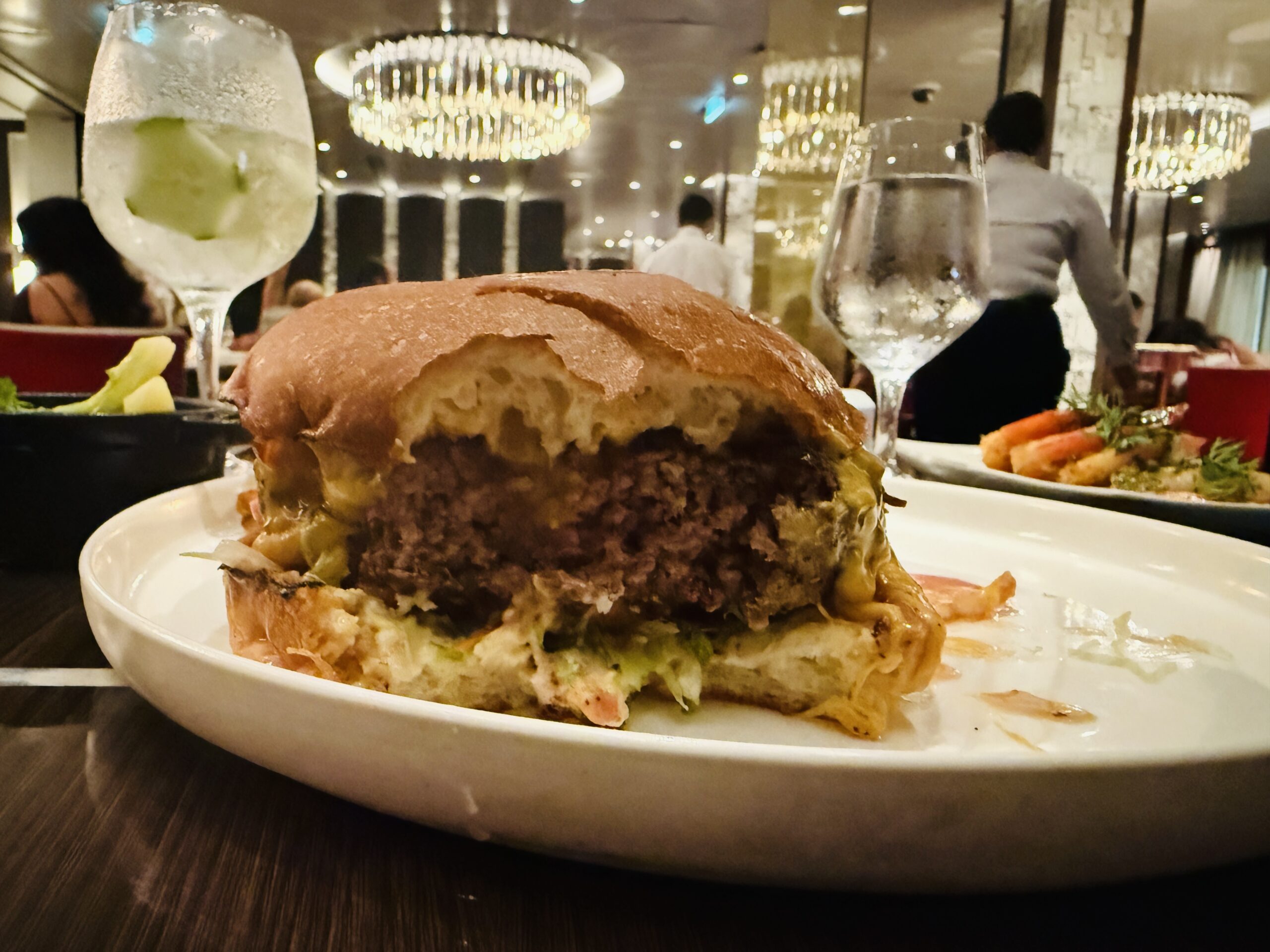 $25 Wagyu Burger from Fahrenheit 555 on Carnival Celebration