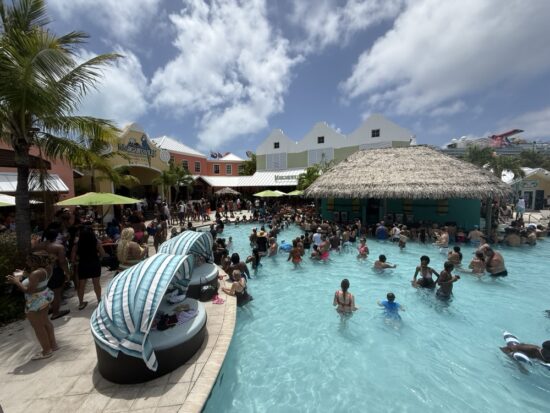 The pool at Margaritaville in Grand Turk