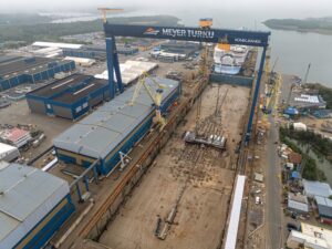 Royal Caribbean's Icon 4 keel laying