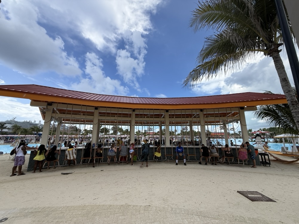 Sunshine Swings Bar at Calypso Cove
