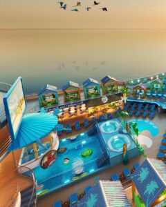 Concept art for the Beachcomber Lido