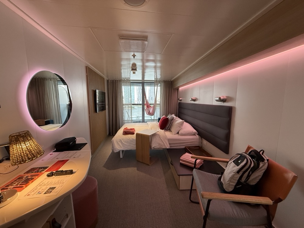 Stateroom 14170A on Virgin Voyages Brilliant Lady