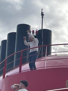 Sir RIchard Branson on Virgin Voyages Brilliant Lady