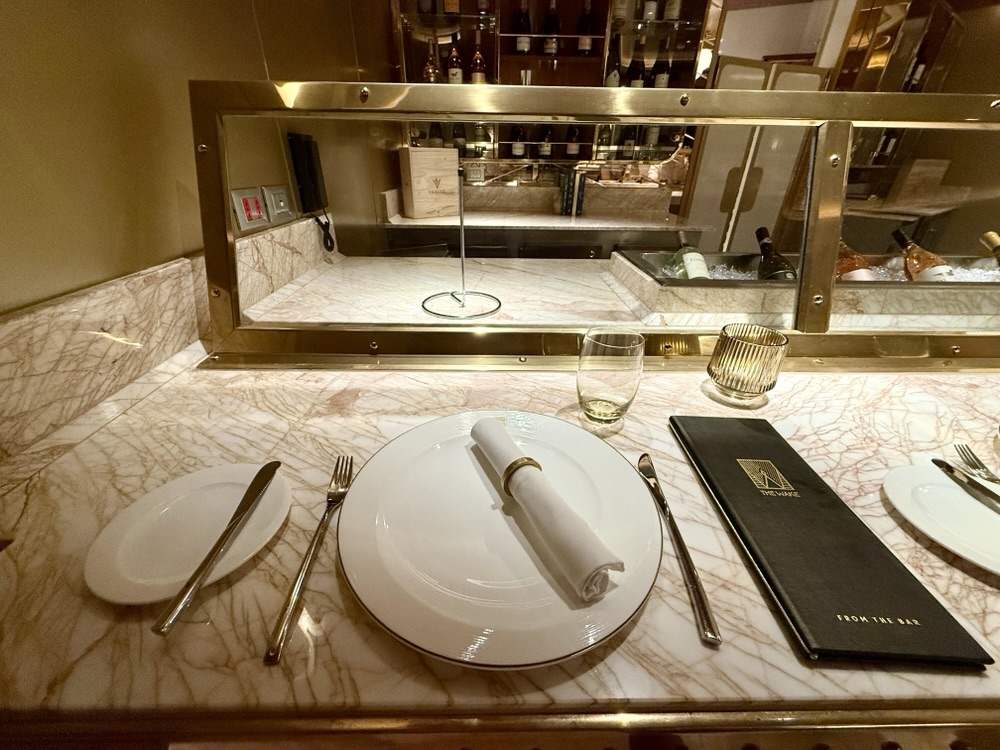 Bar seating at The Wake on Brilliant Lady