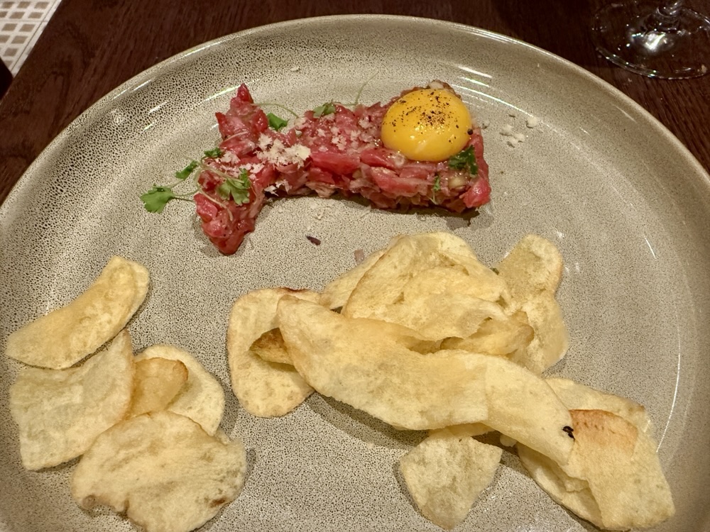 Beef Tartare from Rojo on Brilliant Lady
