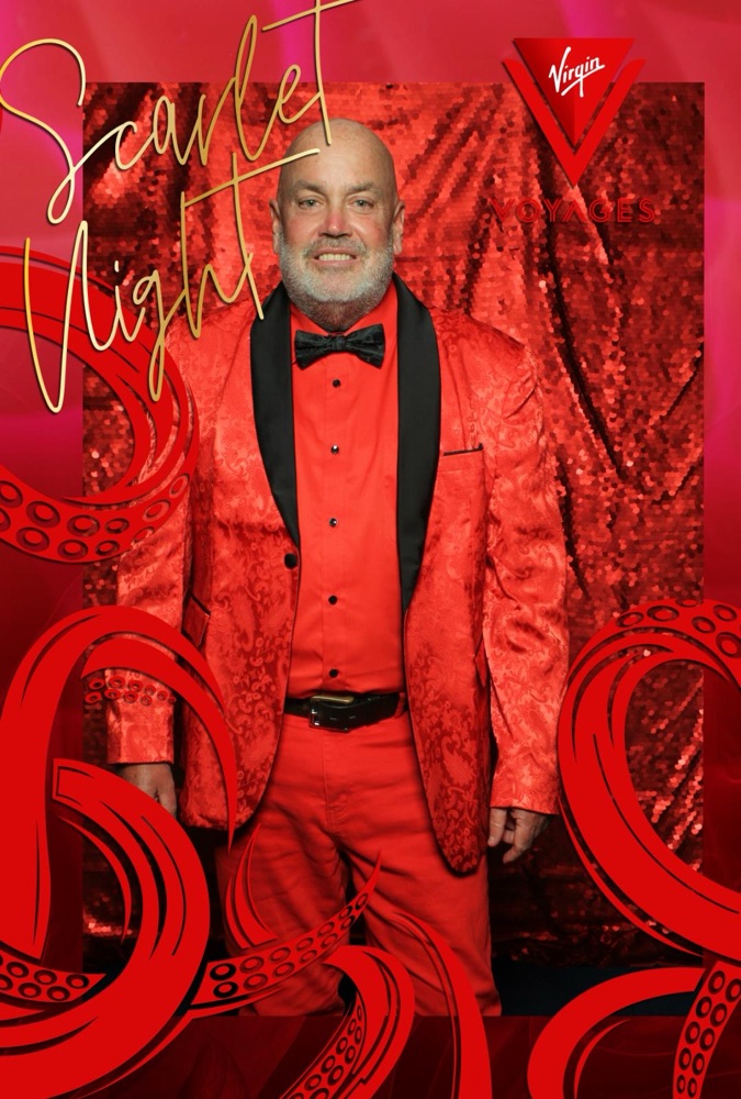 Scarlet Night on Brilliant Lady