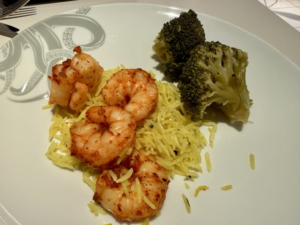Spicy Shrimp from The Galley on Brilliant Lady