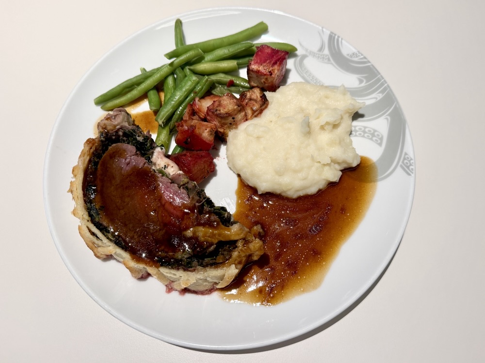 Beef Wellington from The Galley on Brilliant Lady