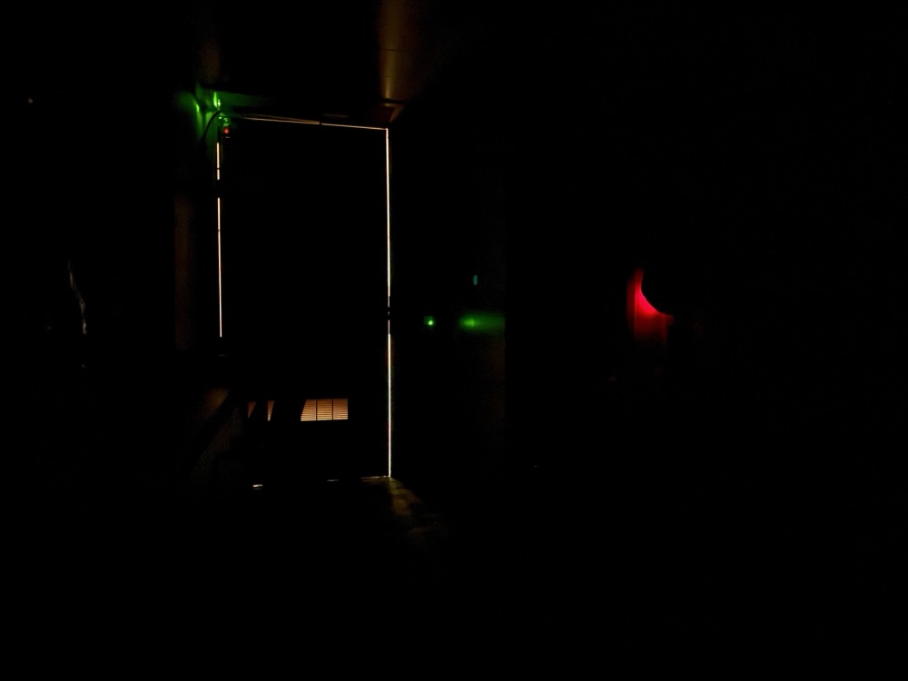 A look at stateroom 2018 on Queen Elizabeth when it's dark. There's still light.