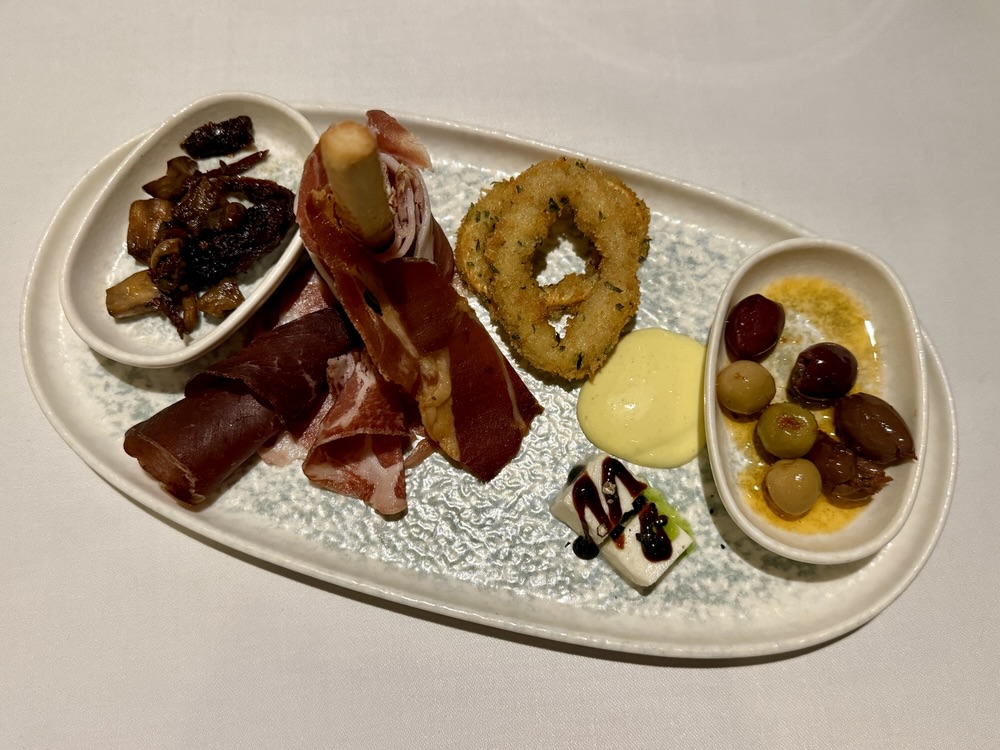 Antipasti Board from La Piazza on Queen Elizabeth