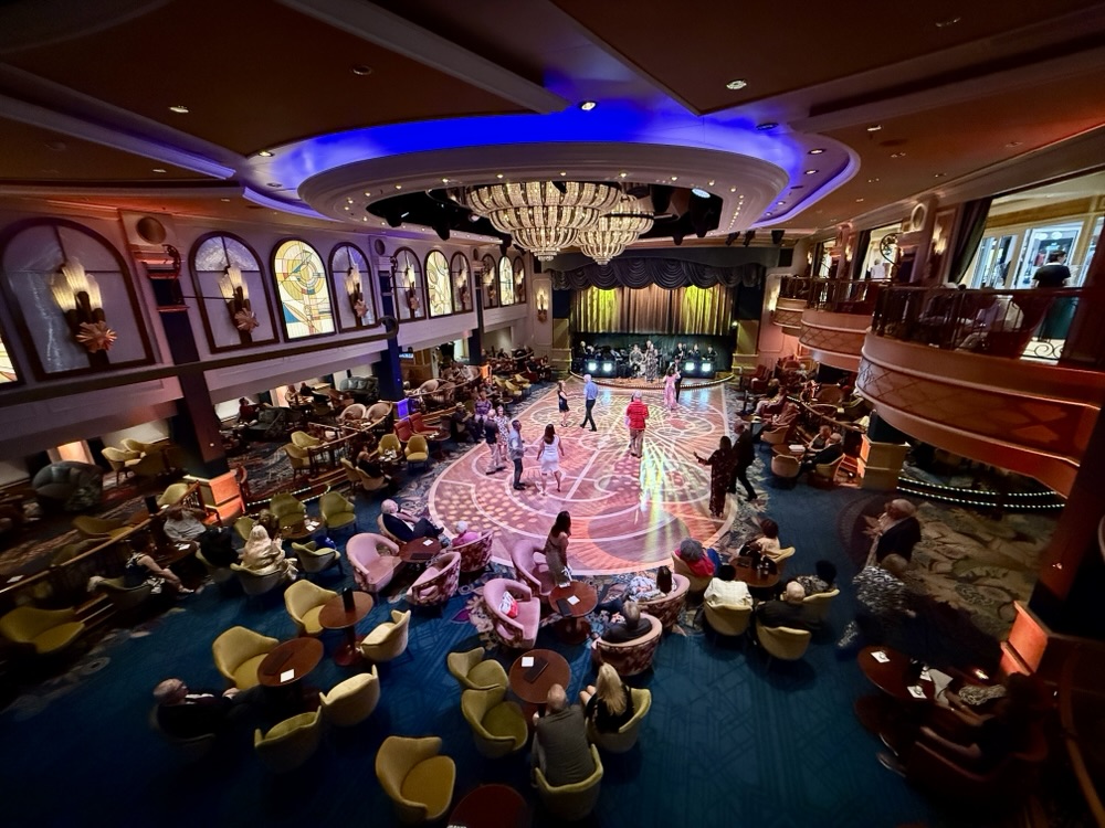 Dancing in the Queen's Room on Queen Elizabeth