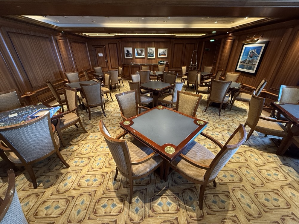 The Card Room on Queen Elizabeth