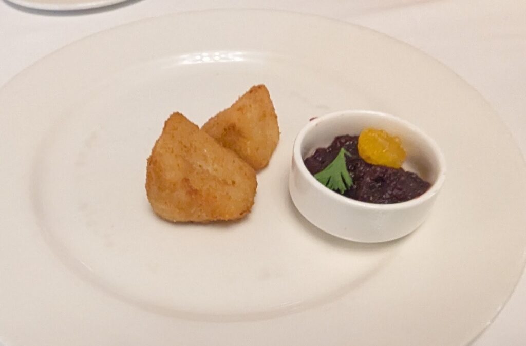 Fried Brie from Lumiere's on the Disney Magic