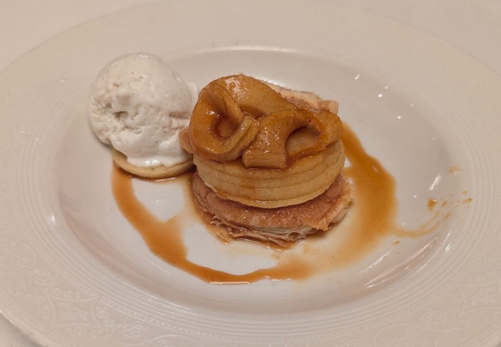 Apple Tarte from Lumiere's on the Disney Magic