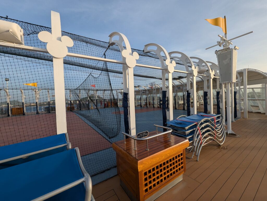Wide Word of Sports Deck on the Disney Magic