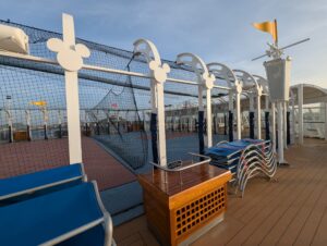 Wide Word of Sports Deck on the Disney Magic