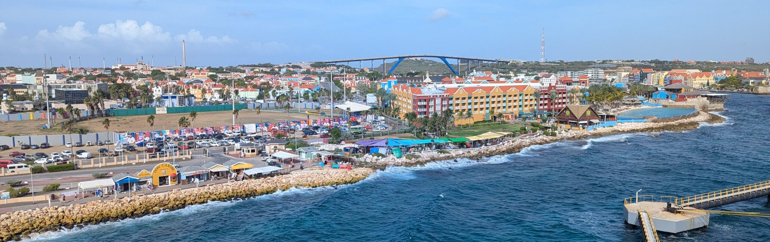 Port of Willemstad, Curaçao on the Disney Magic