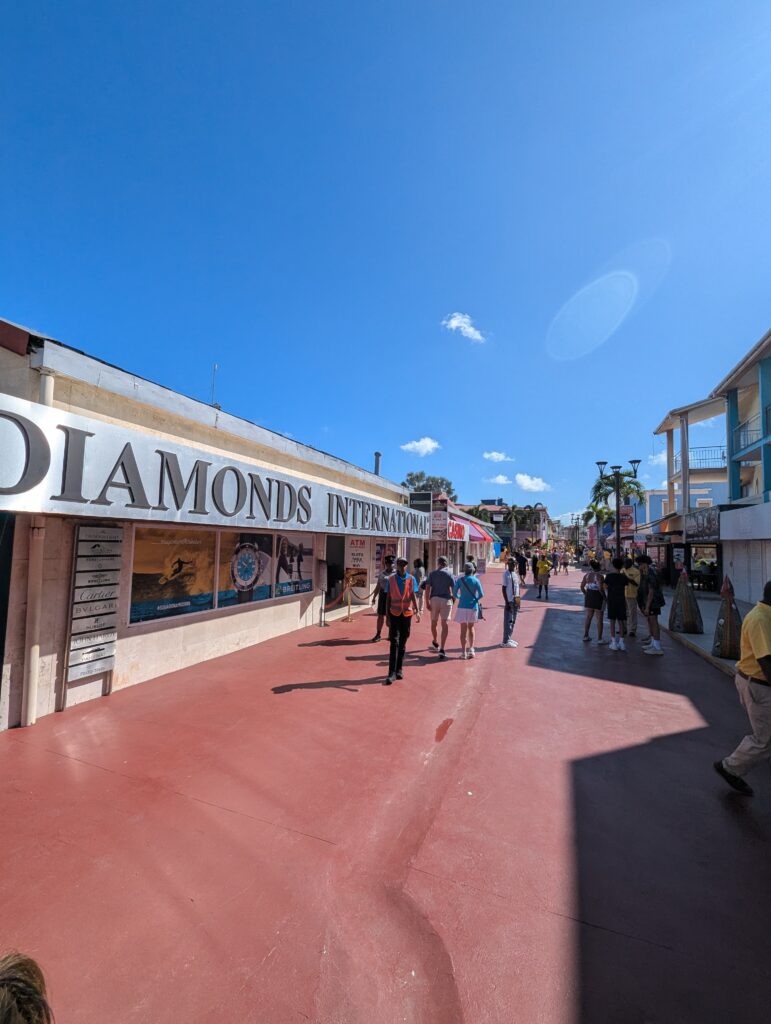 Port of St. Thomas, Antiqua from the Disney Magic