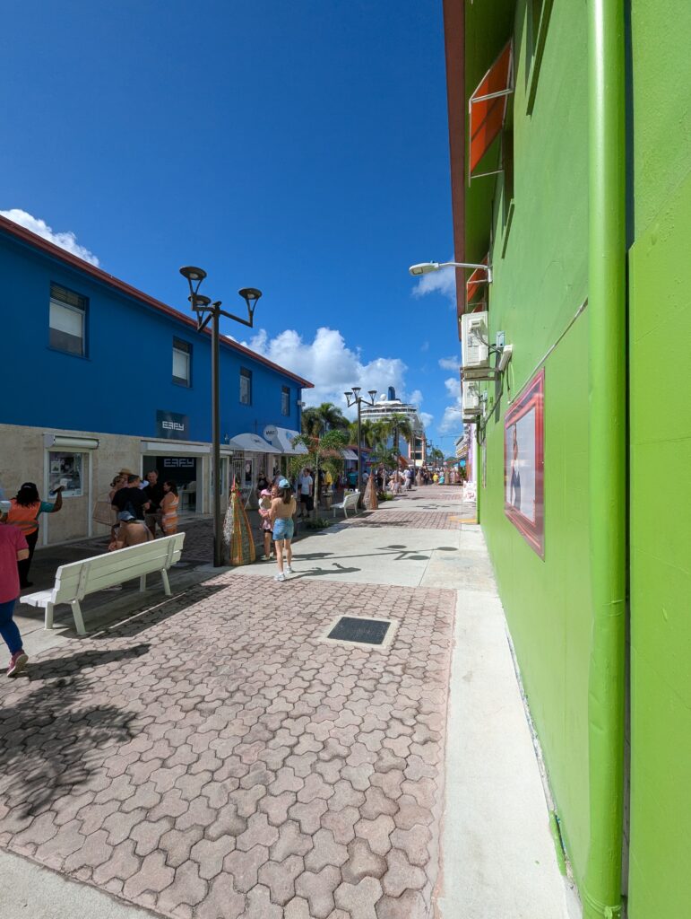Port of St. Thomas, Antiqua from the Disney Magic