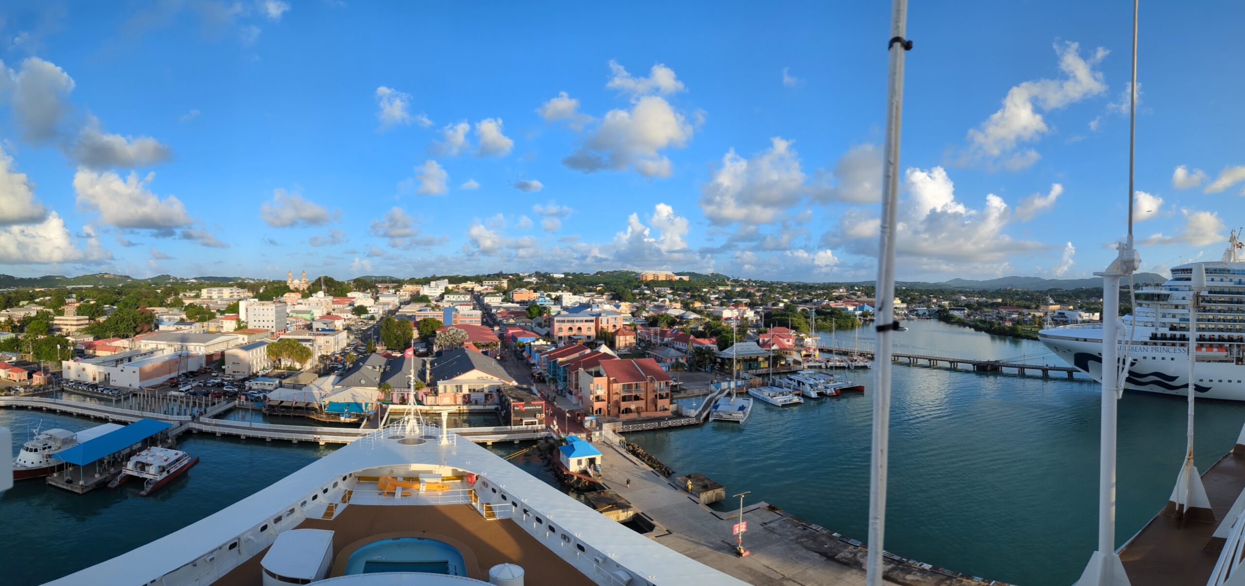 Port of St. Thomas, Antiqua from the Disney Magic