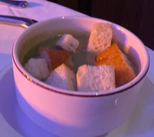 Potato Cream Soup from Rapunzel's Royal Table on the Disney Magic