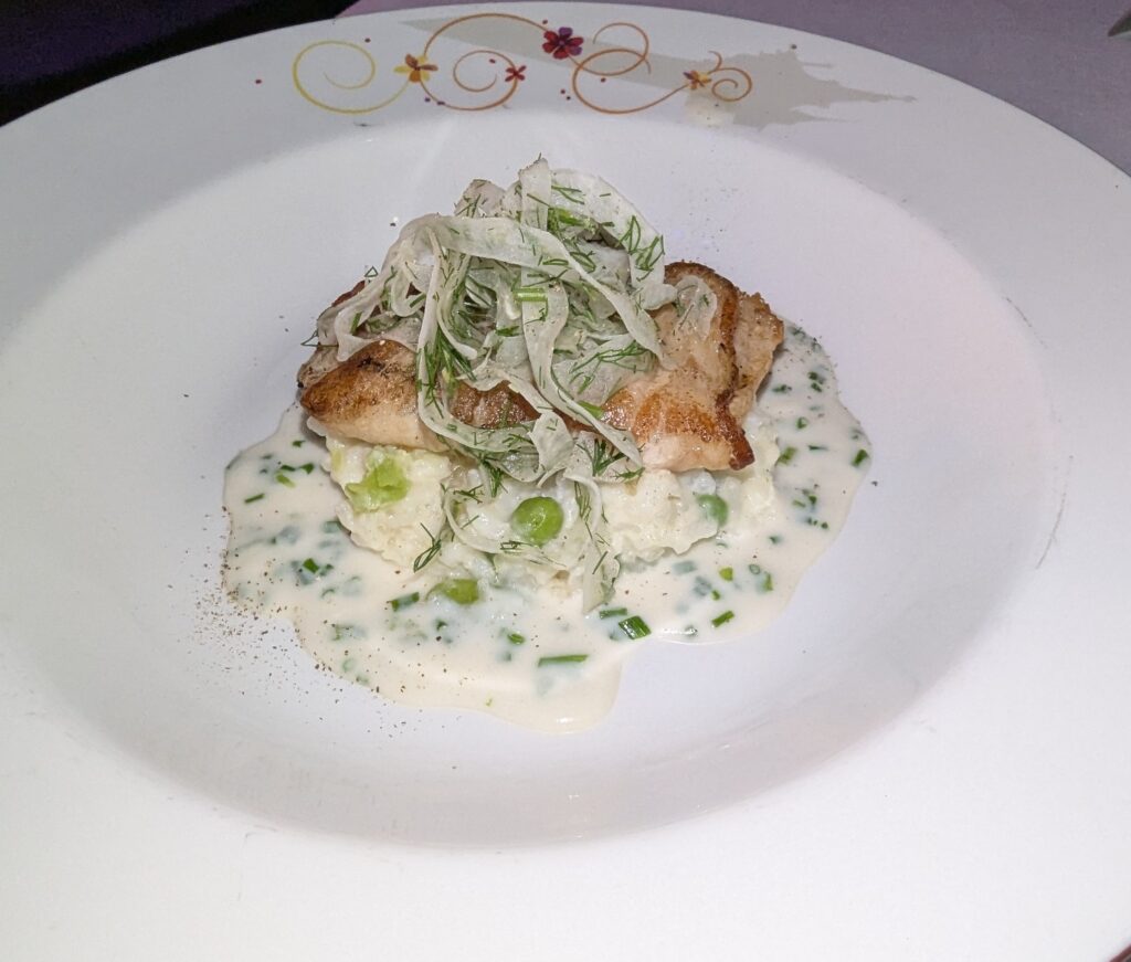 Corvina Fillet from Rapunzel's Royal Table on the Disney Magic