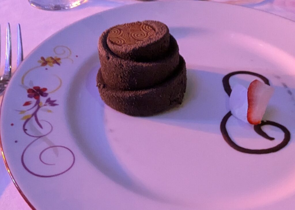 Black Forest Tower from Rapunzel's Royal Table on the Disney Magic