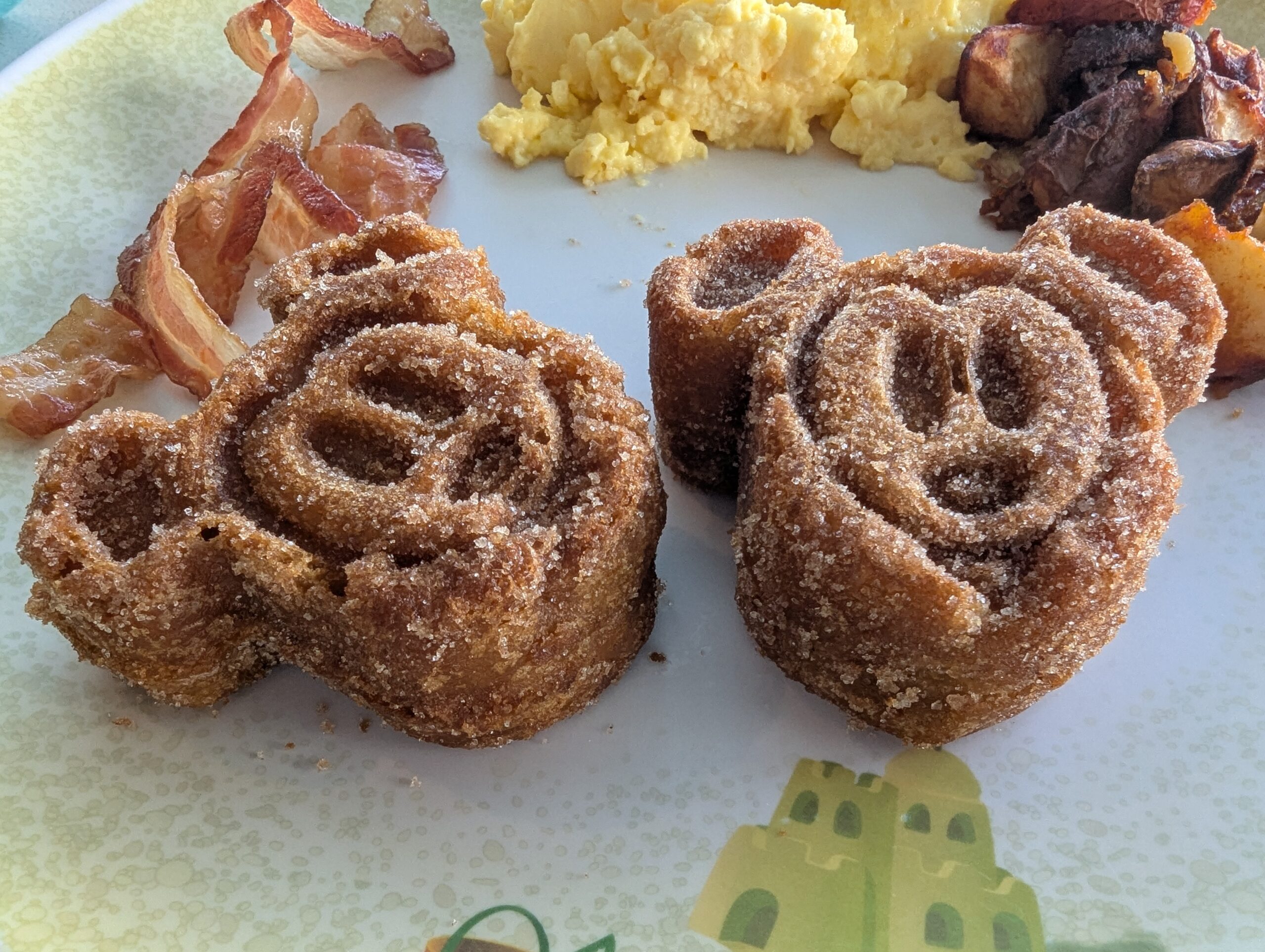 Churro Mickey Waffles on the Disney Magic