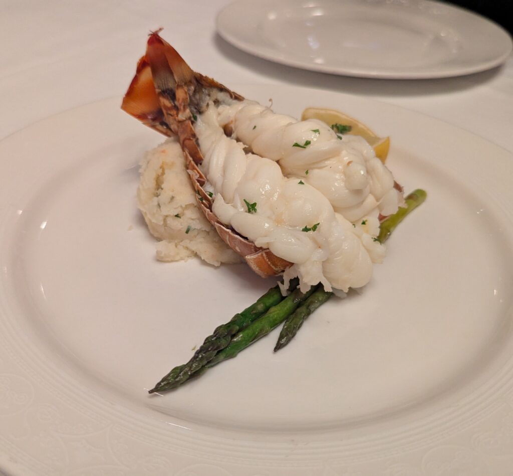 Lobster Tail from Lumiere's on the Disney Magic