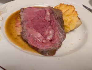 Prime Rib from Lumiere's on the Disney Magic
