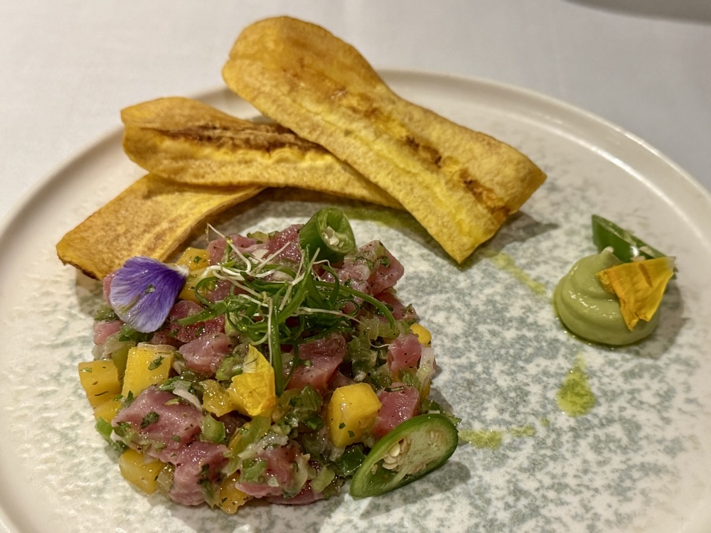 Yellowfin Tuna Ceviche from Karibe on Queen Elizabeth
