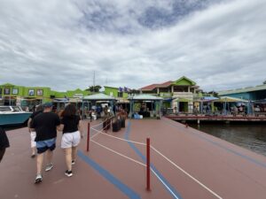 The ferry terminal in Belize