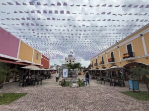 Shopping area near the Puerta Maya port in Cozumel