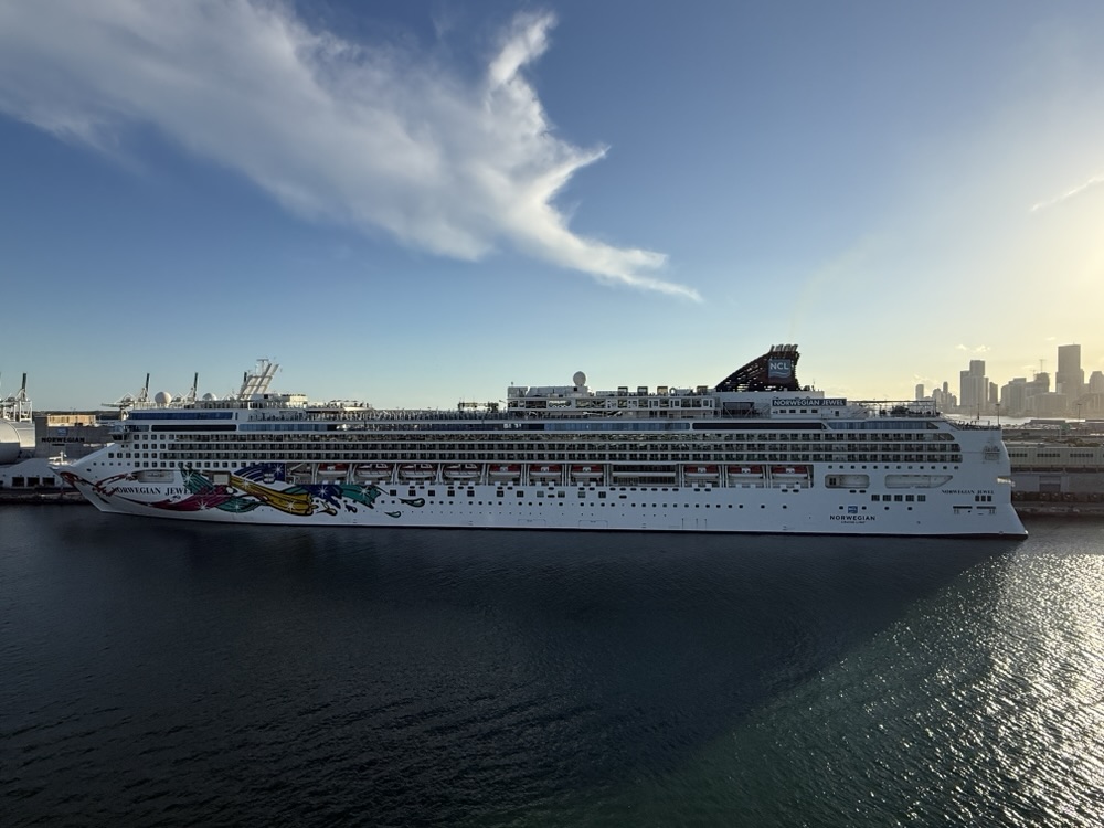 Norwegian Jade at Port Miami on November 8, 2025