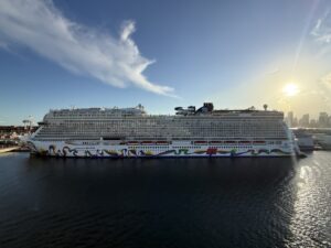 Norwegian Encore at Port Miami on November 8, 2025