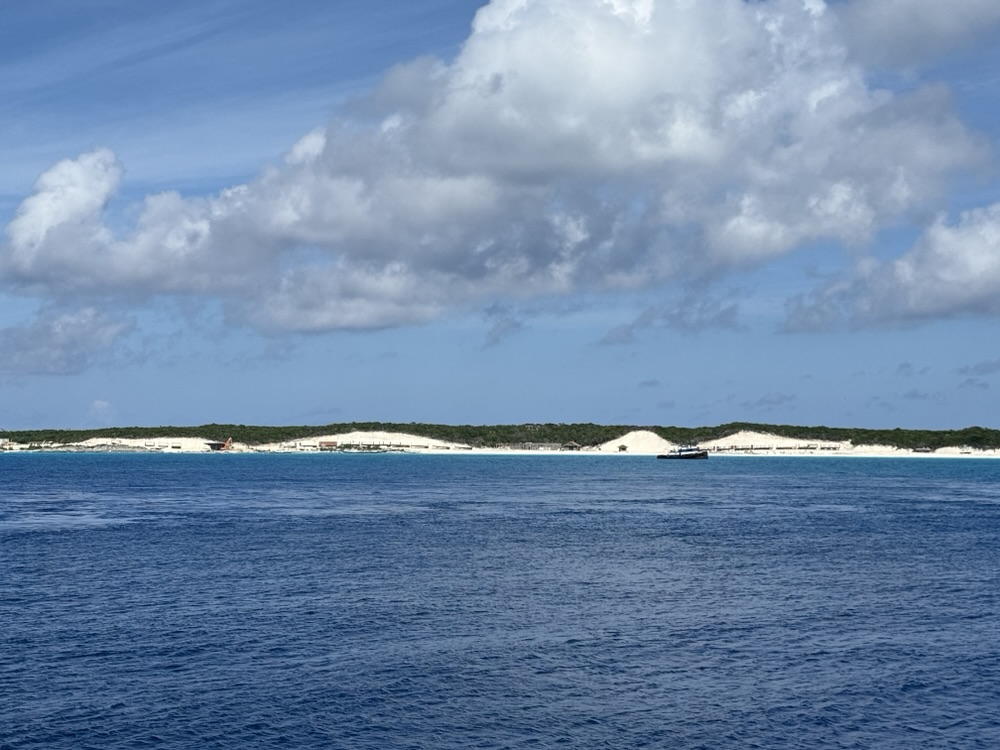 Half Moon Cay construction photos - November 9, 2025