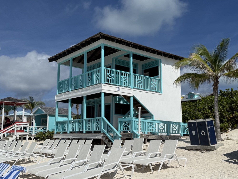 Refreshed cabanas on Half Moon Cay - November 9, 2025