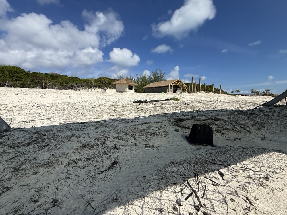 Half Moon Cay construction photos - November 9, 2025