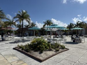 Half Moon Cay's welcome plaza