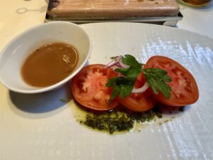 Beefsteak Tomato Salad from Pinnacle Grill on Zuiderdam