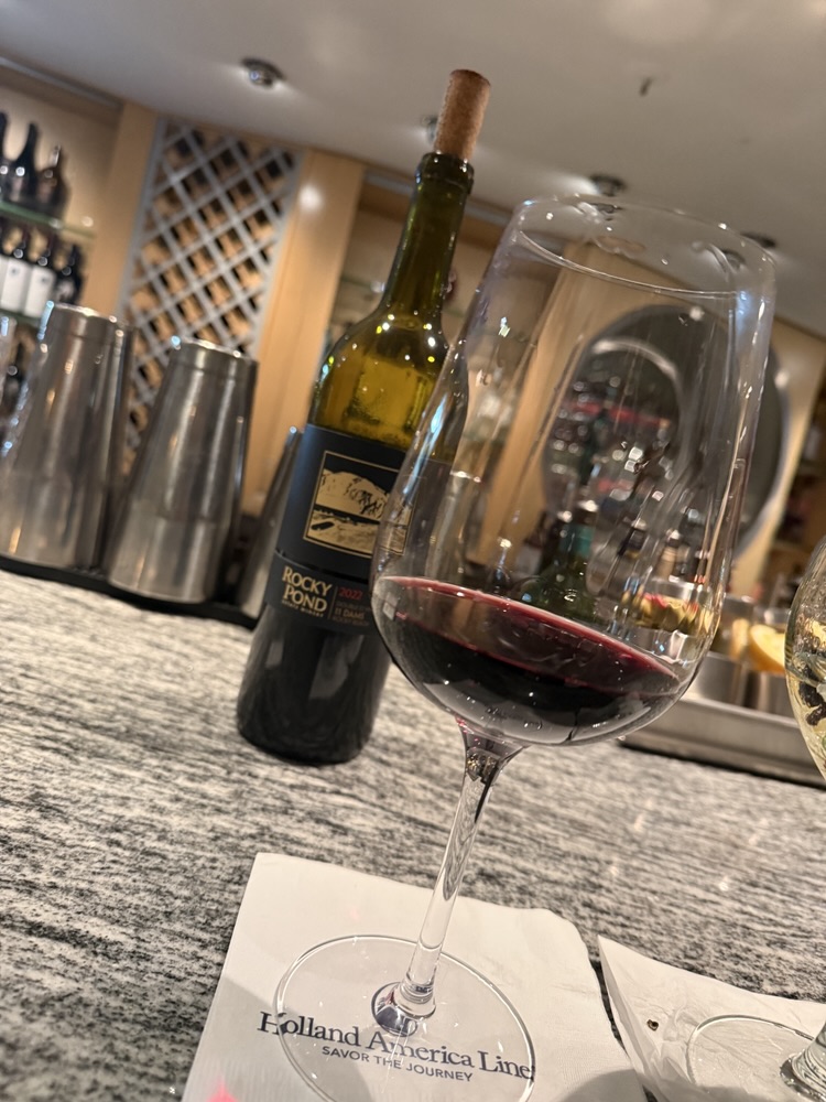 Blame it on the wine!