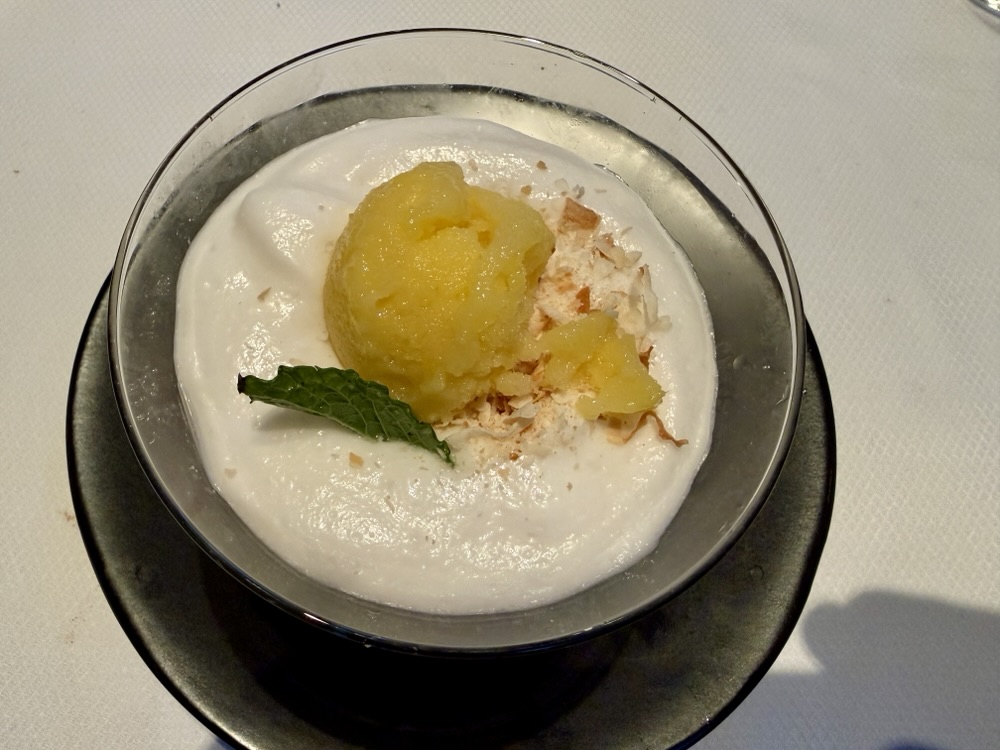 White Chocolate Lime Ganache from Morimoto at Sea on Zuiderdam