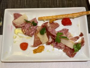 Antipasto from Canaletto on Zuiderdam