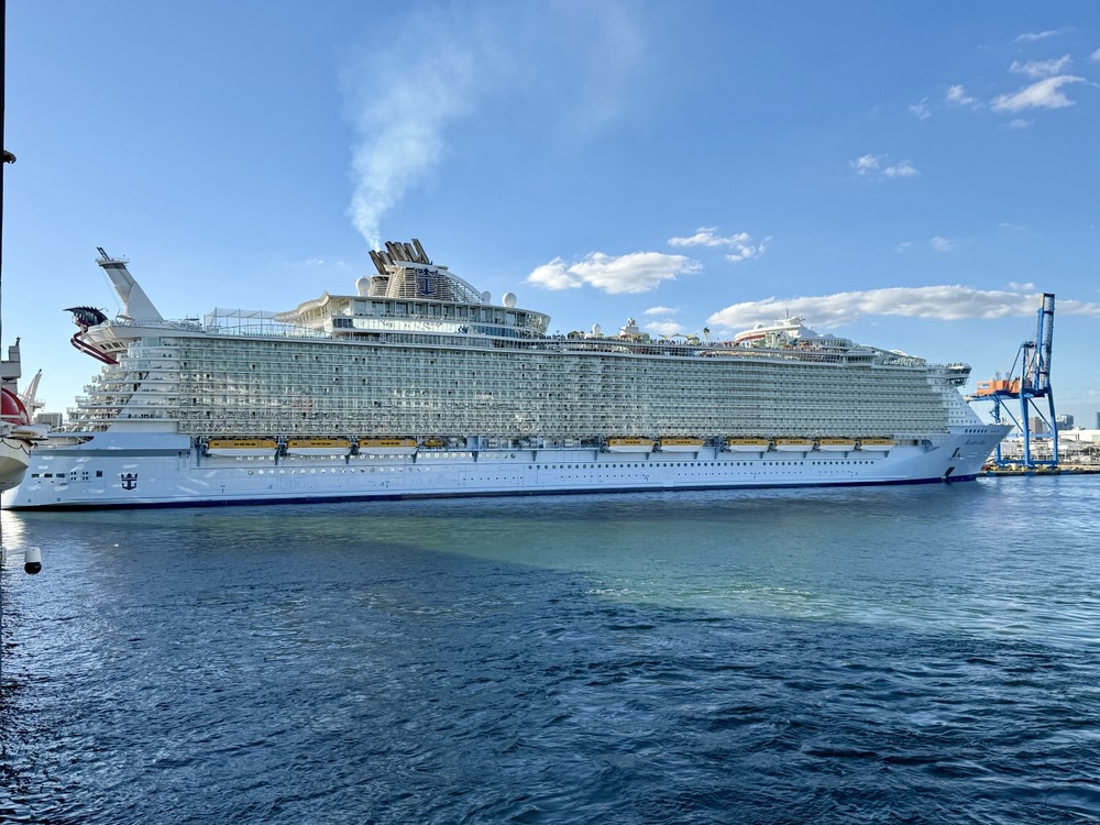 Allure of the Seas at Port Everglades on November 16, 2025